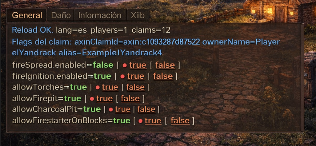 Captura relacionada con registry de claims