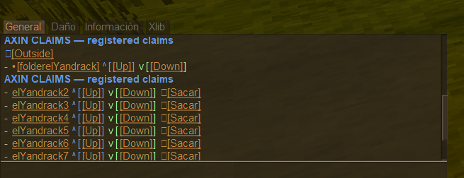Sacar claim de carpeta